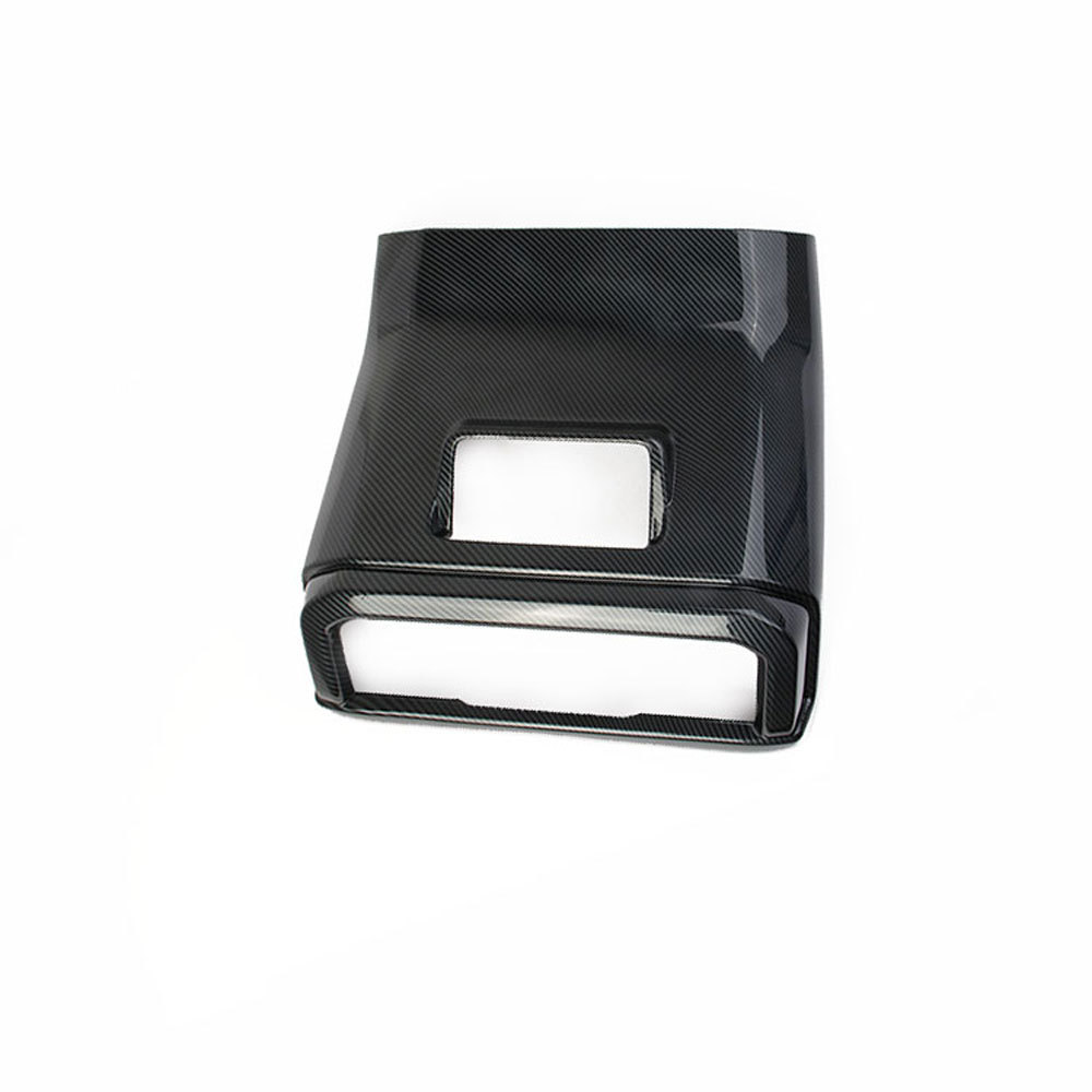 適用于21+福特猛禽F150改裝框后排出風(fēng)口防踢板碳纖汽車配件用品